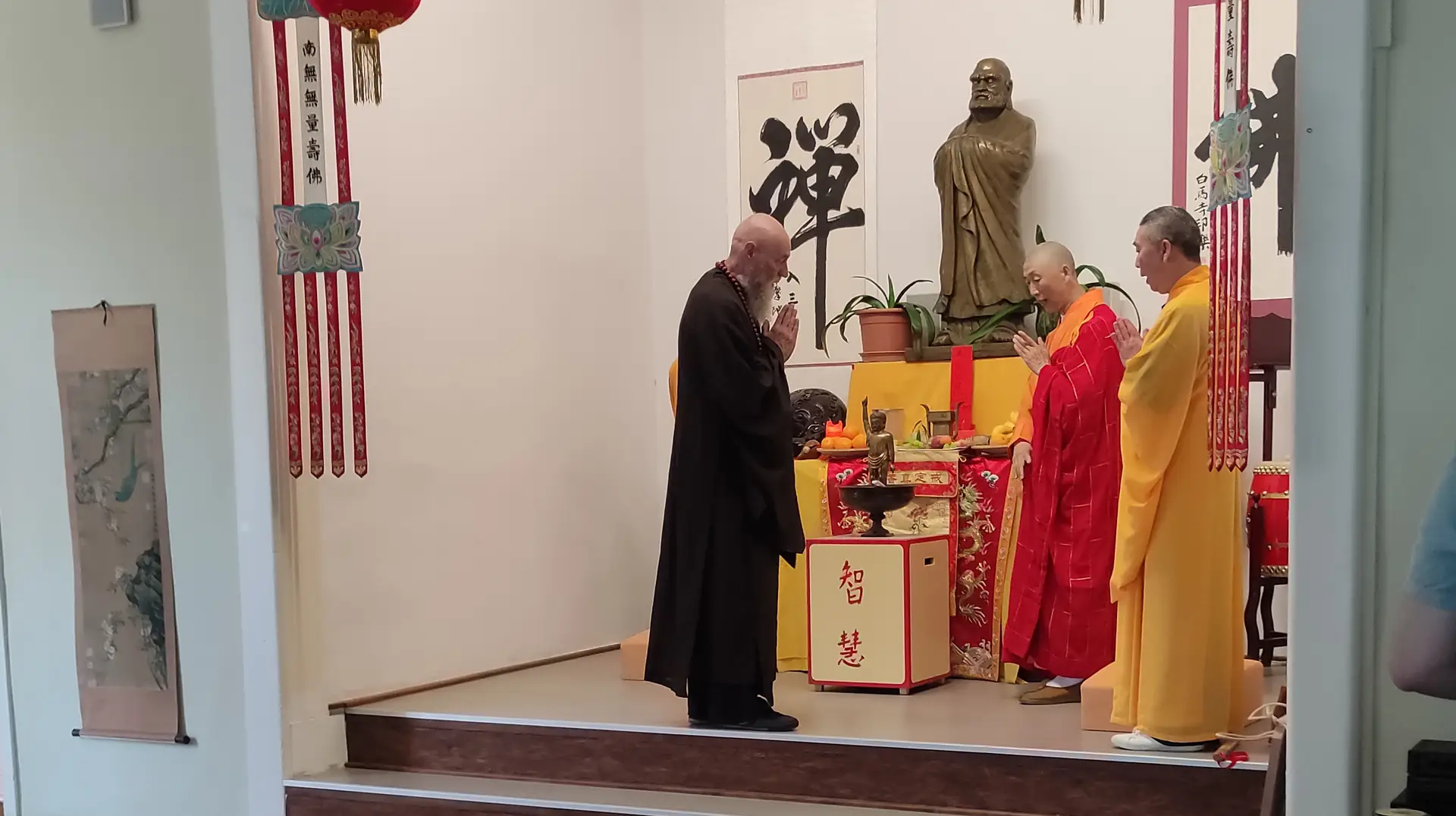 Zu Gast beim Shaolin Tempel Deutschland zum Vessak Fest in Stölln